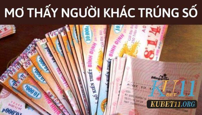 Mơ thấy người khác mua vé số